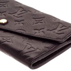 Pre Owned Louis Vuitton Flamme Monogram Empreinte Curieuse Wallet