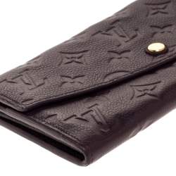 Pre Owned Louis Vuitton Flamme Monogram Empreinte Curieuse Wallet
