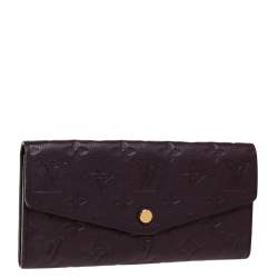 Pre Owned Louis Vuitton Flamme Monogram Empreinte Curieuse Wallet