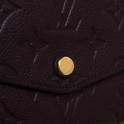 Pre Owned Louis Vuitton Flamme Monogram Empreinte Curieuse Wallet