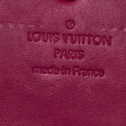 Louis Vuitton Indian Rose Monogram Vernis Leather Flap Continental Wallet