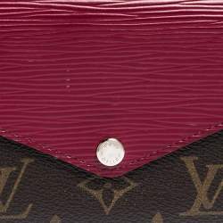 مملوكة مسبقًا Louis Vuitton Carmine Monogram Canvas and Epi Leather Marie-Lou Wallet