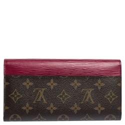 مملوكة مسبقًا Louis Vuitton Carmine Monogram Canvas and Epi Leather Marie-Lou Wallet