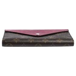 مملوكة مسبقًا Louis Vuitton Carmine Monogram Canvas and Epi Leather Marie-Lou Wallet