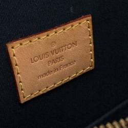 Pre Owned Louis Vuitton Blue Nuit Monogram Vernis Alma GM Bag