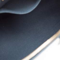 Pre Owned Louis Vuitton Blue Nuit Monogram Vernis Alma GM Bag