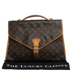 Pre Owned Louis Vuitton Monogram Canvas Vintage Beverly Briefcase GM Bag