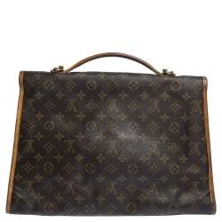 Pre Owned Louis Vuitton Monogram Canvas Vintage Beverly Briefcase GM Bag