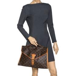 Pre Owned Louis Vuitton Monogram Canvas Vintage Beverly Briefcase GM Bag