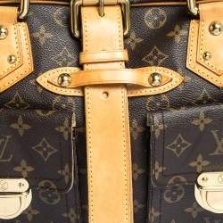 مملوكة مسبقًا حقيبة لوي فيتون مانهاتن كانفاس مونوغرامي كبيرة