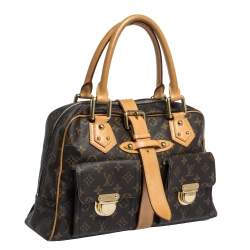 مملوكة مسبقًا حقيبة لوي فيتون مانهاتن كانفاس مونوغرامي كبيرة