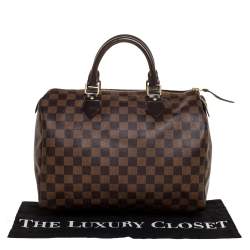 Pre Owned حقيبة لوي فيتون "سبيدي 30" كانفاس دامييه إيبين