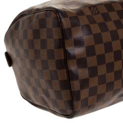 Pre Owned حقيبة لوي فيتون "سبيدي 30" كانفاس دامييه إيبين