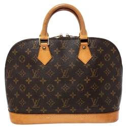 مملوكة مسبقًا  حقيبة لوي فيتون ألما كانفاس مونوغرامي صغيرة