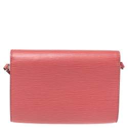 Pre Owned Louis Vuitton Coral Epi Leather Louise PM Bag 