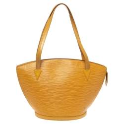 Pre Owned Louis Vuitton Tassil Yellow Epi Leather Saint Jacques GM Bag
