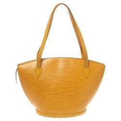 Pre Owned Louis Vuitton Tassil Yellow Epi Leather Saint Jacques GM Bag