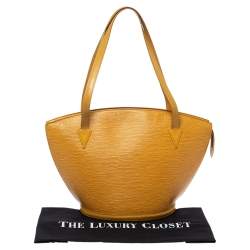 Pre Owned Louis Vuitton Tassil Yellow Epi Leather Saint Jacques GM Bag