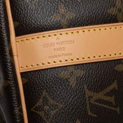 Pre Owned Louis Vuitton Monogram Canvas Keepall Bandouliere 45 Bag