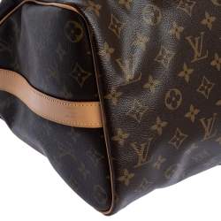 Pre Owned Louis Vuitton Monogram Canvas Keepall Bandouliere 45 Bag