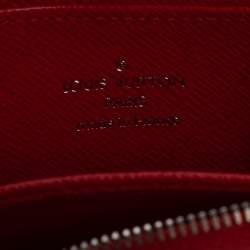 مملوكة مسبقًا Louis Vuitton Coquelicot Epi Leather Zippy Coin Wallet