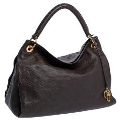 Pre Owned حقيبة لوي فيتون ارتسي جلد امبراينت منوغرامية أورور  MM 