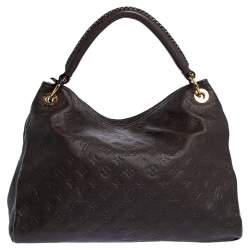 Pre Owned حقيبة لوي فيتون ارتسي جلد امبراينت منوغرامية أورور  MM 