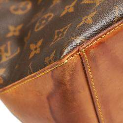 Pre Owned Louis Vuitton Monogram Canvas Cabas Mezzo Shoulder Bag