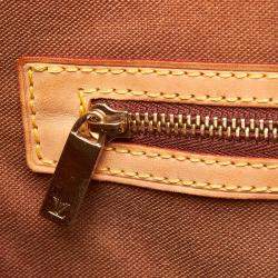 Pre Owned Louis Vuitton Monogram Canvas Cabas Mezzo Shoulder Bag