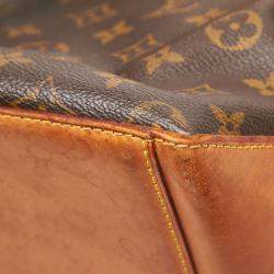 Pre Owned Louis Vuitton Monogram Canvas Cabas Mezzo Shoulder Bag