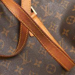 Pre Owned Louis Vuitton Monogram Canvas Cabas Mezzo Shoulder Bag