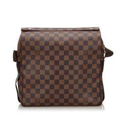 Pre Owned Louis Vuitton Damier Ebene Canvas Naviglio Messenger Bag