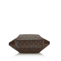 مملوكة مسبقًا Louis Vuitton Monogram Canvas, Leather Ellipse MM Satchels