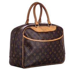 Pre Owned Louis Vuitton  Canvas  Deauville Satchels