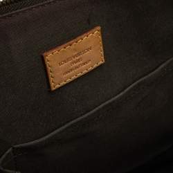 Pre Owned Louis Vuitton Vert Olive Monogram Vernis Alma GM Bag
