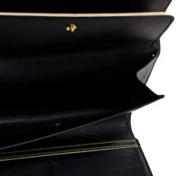 Pre Owned Louis Vuitton Black Suhali Leather Porte-Tresor International Wallet