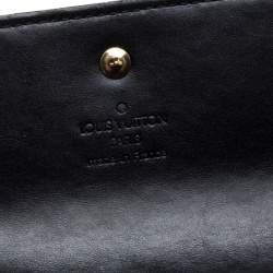 Pre Owned Louis Vuitton Black Suhali Leather Porte-Tresor International Wallet