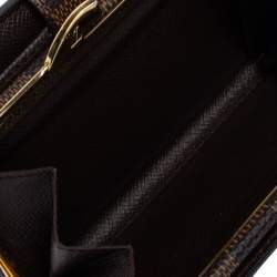 Louis Vuitton Damier Ebene French Purse Wallet 569620