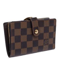 Pre Owned Louis Vuitton Damier Ebene French Purse Wallet