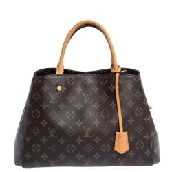 Pre Owned Louis Vuitton Monogram Canvas Montaigne MM Bag
