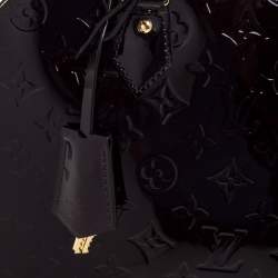 Pre Owned Louis Vuitton Terre D’Ombre Monogram Vernis Leather Alma PM Bag