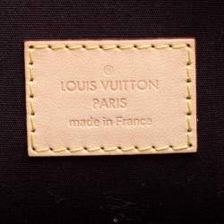 Pre Owned Louis Vuitton Terre D’Ombre Monogram Vernis Leather Alma PM Bag
