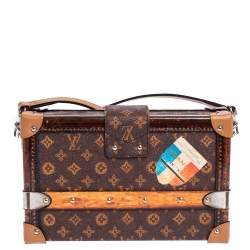 Pre Owned Louis Vuitton Monogram Canvas Petite Malle Bag
