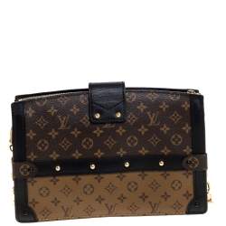 Louis Vuitton Reverse Monogram Canvas Trunk Clutch Bag