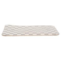 Louis Vuitton Damier Azur Canvas Neverfull Zipped Clutch 
