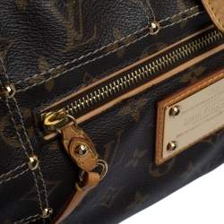 Pre Owned Louis Vuitton Monogram Canvas Limited Edition Riveting Bag