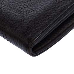 مملوكة مسبقًا Louis Vuitton Ebene Monogram Mahina Leather Amelia Wallet