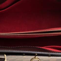Pre Owned Louis Vuitton Damier Ebene Canvas Rivoli MM Bag