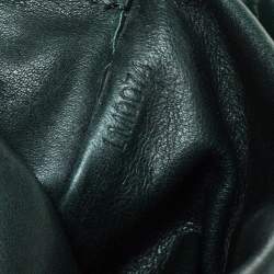 Pre Owned Louis Vuitton Green Monogram Velour and Alligator Gracie MM Bag