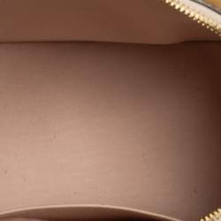 Pre Owned Louis Vuitton Beige Poudre Monogram Vernis Alma BB Bag